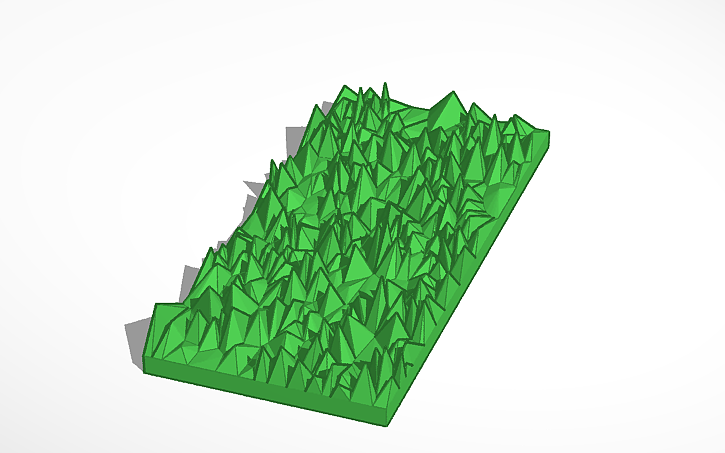 3D design Logan Tall Grass - Tinkercad