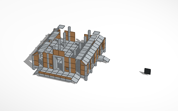 3D design ARK Base Planner - Tinkercad