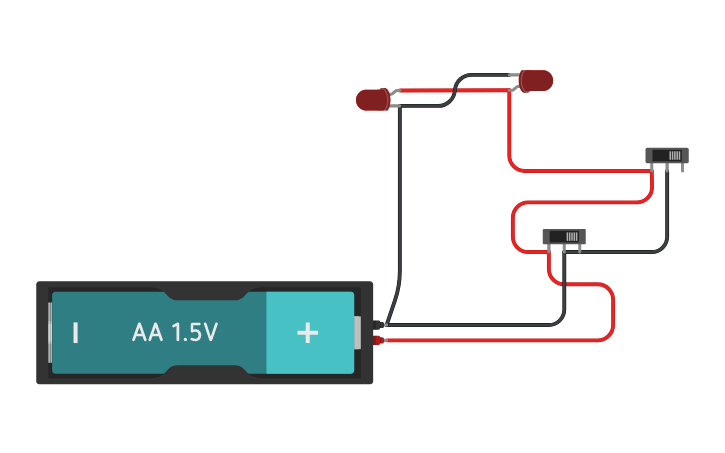 Circuit design Atividade - Controlando 2 leds por dois interruptores ...