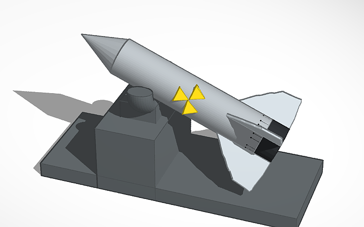 3D design nuclear missile | Tinkercad