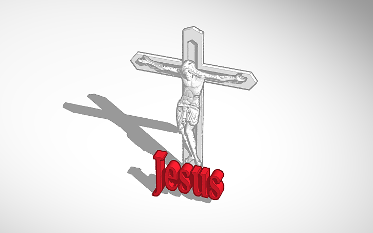 3D design Jesus - Tinkercad