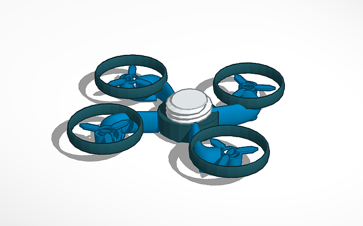 3D design modern drone | Tinkercad