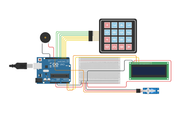 Circuit design ARDUINO PROYECTO - Tinkercad