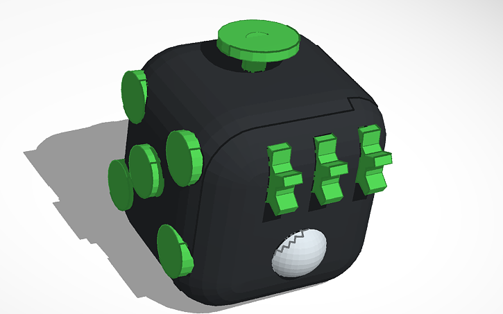 3D design fidget cube | Tinkercad