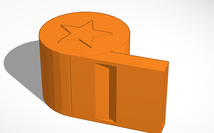 3D design whistle - Tinkercad