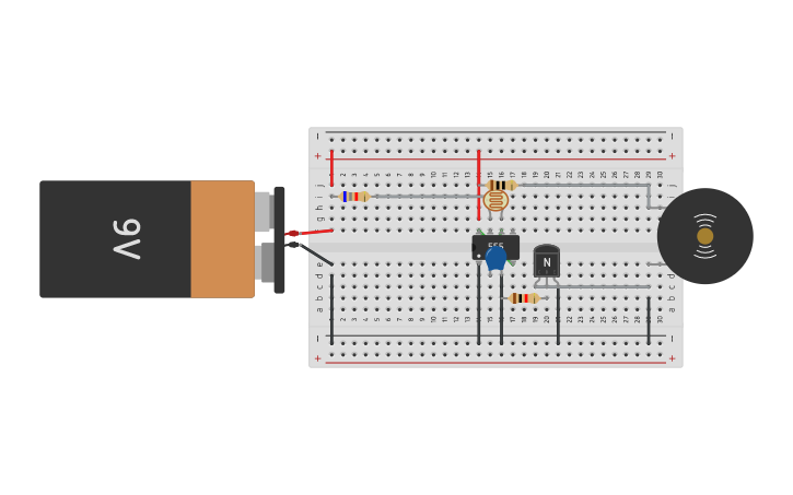 Circuit design Experimento 22 | Tinkercad