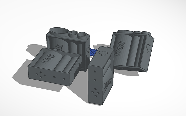 3D design ToothBrush Holder - Tinkercad