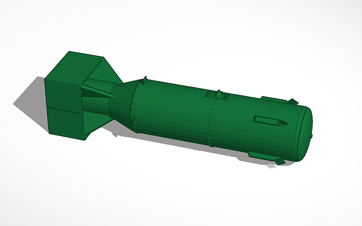 3D design Little Boy Nuke - Tinkercad