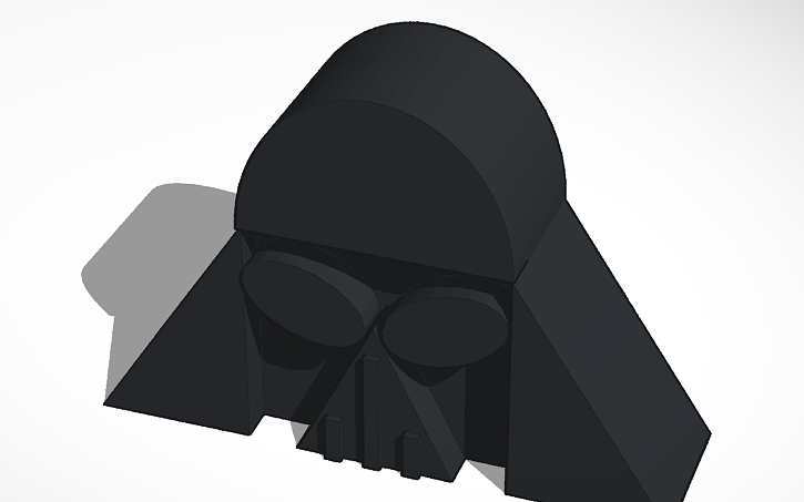 3D design darth vader - Tinkercad