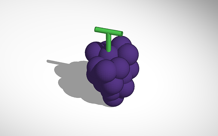 3D design Grape Giant - Tinkercad