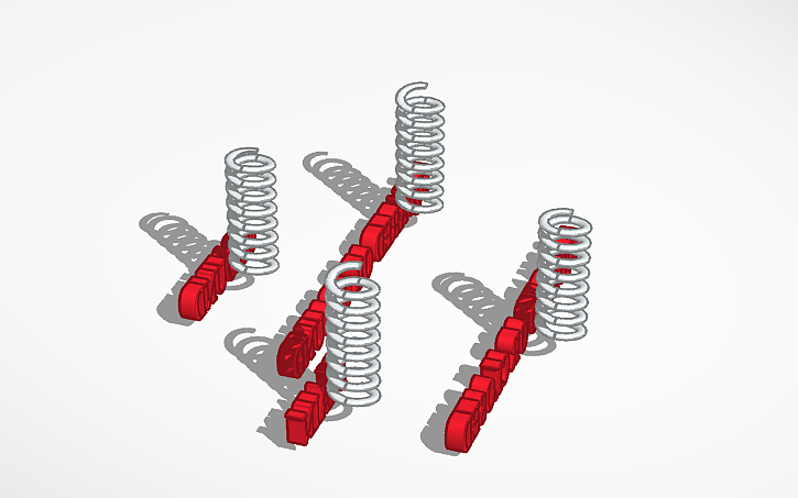 3D design springs - Tinkercad