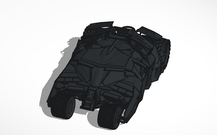 3D design 蝙蝠車 Batmobile Tumbler - Tinkercad