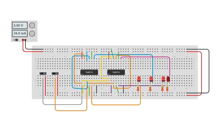 Circuit design LAB 9 q1 | Tinkercad