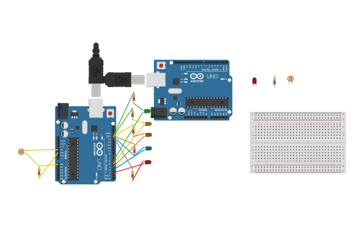 Circuit design Bài c - Tinkercad