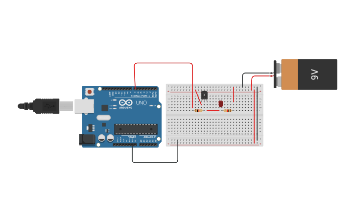 Circuit design circuito arduino transistor pnp - Tinkercad