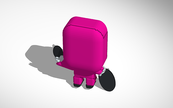 3D design Funko Pop - Tinkercad