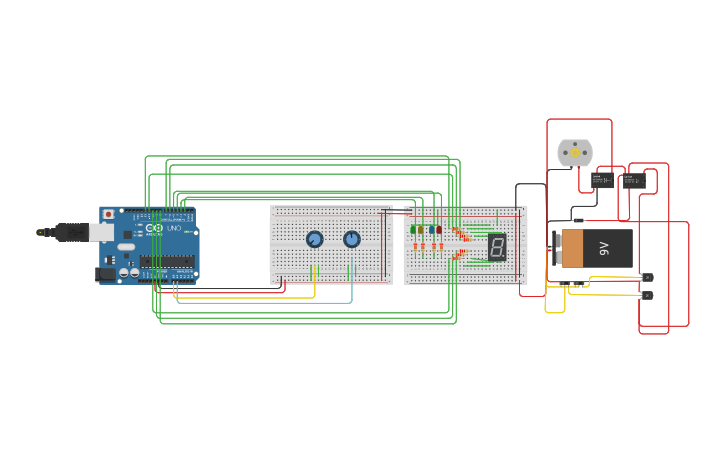 Circuit design LLENADO TANQUES - Tinkercad