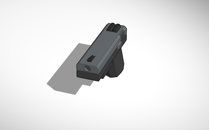 3D design gun - Tinkercad