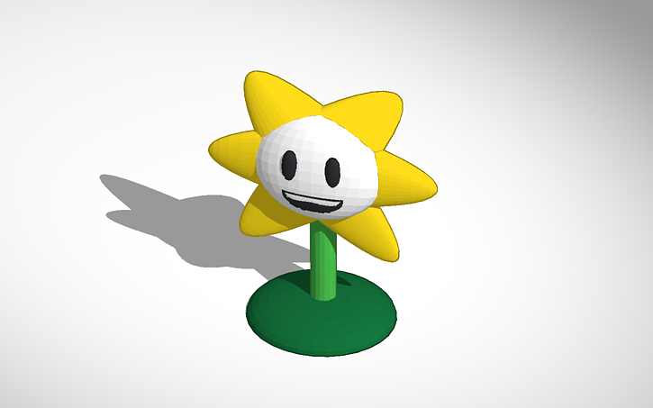3D design Flowey from 