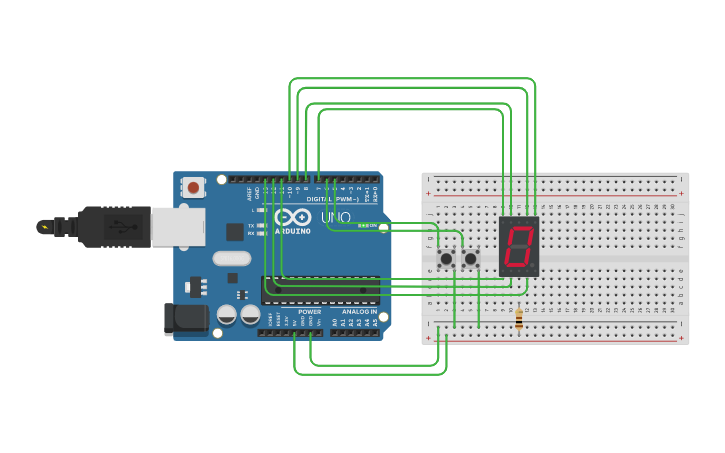 Circuit design SARA SUAREZ - IMPLEMENTACIÓN - Tinkercad