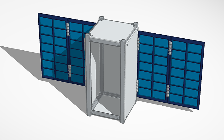 3D design CubeSat Model | Tinkercad