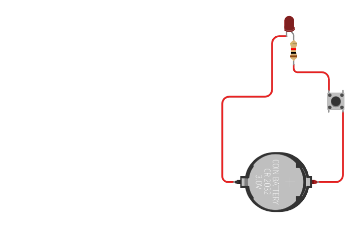 Circuit design Push Button | Tinkercad