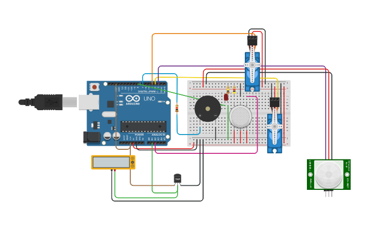 Circuit design Lab 6 Climate Control - Tinkercad