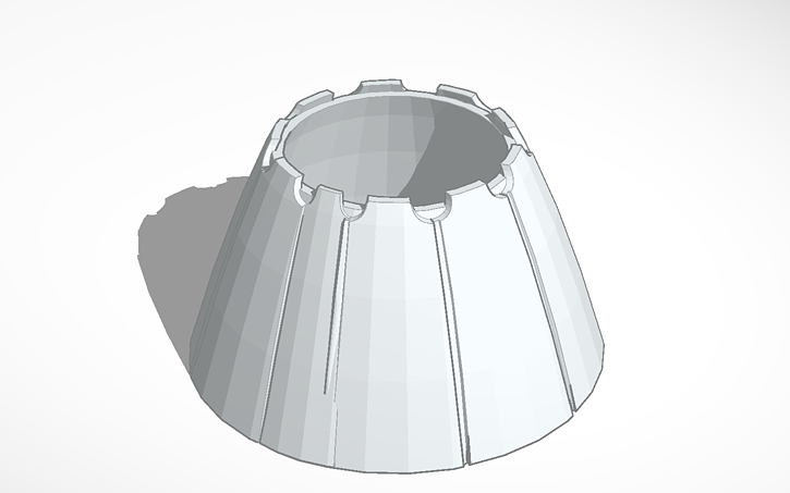 3D design Jet Efflux Nozzle - Tinkercad