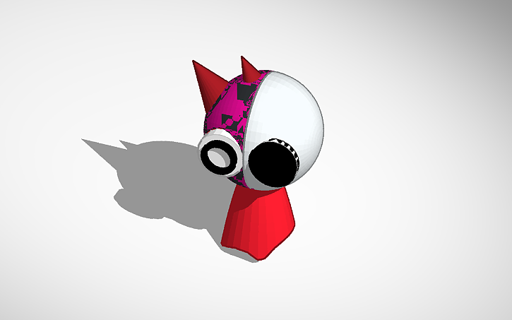 Horror Raddy Depressed 3D design Raddy sprunki horror Maybe I could try my best - Tinkercad