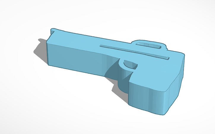 3D design gun - Tinkercad