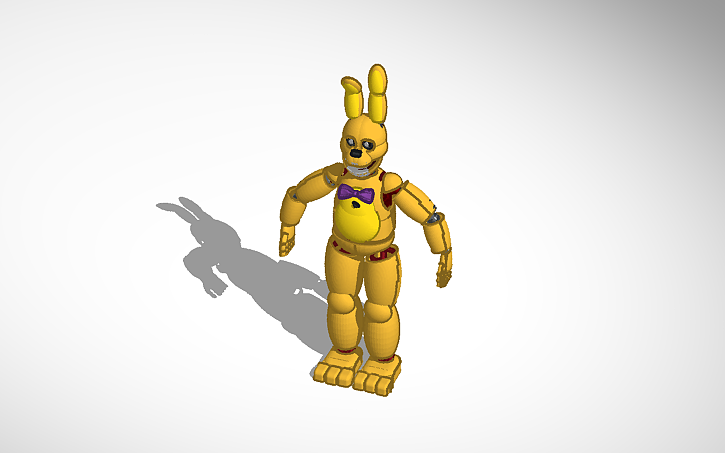 3D design Copy of Springtrap - Tinkercad