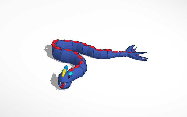 3D design Rain Python - Tinkercad