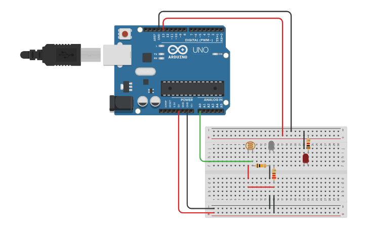 Circuit Design Task 6 Analog Input Tinkercad Circuit Design Task 6 Analog Input Tinkercad