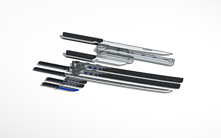 3D design Prototype Blades | Tinkercad