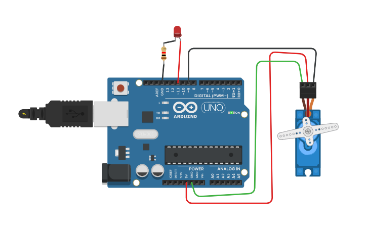 Circuit design ARDUINO 2 - Tinkercad