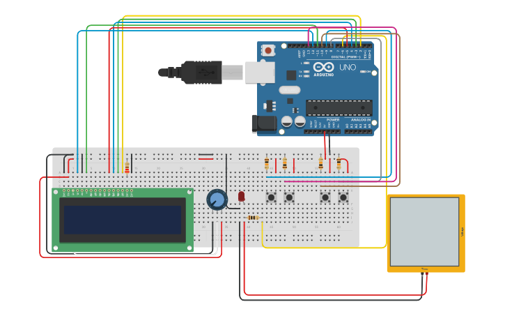 Circuit design GENERATORE FRQ - Tinkercad