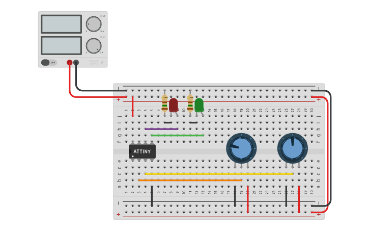 Circuit design CLOCK - Tinkercad