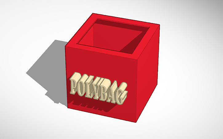3D design POLYBAG BARU 1 | Tinkercad