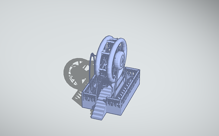 3D design Rueda de la fortuna - Tinkercad