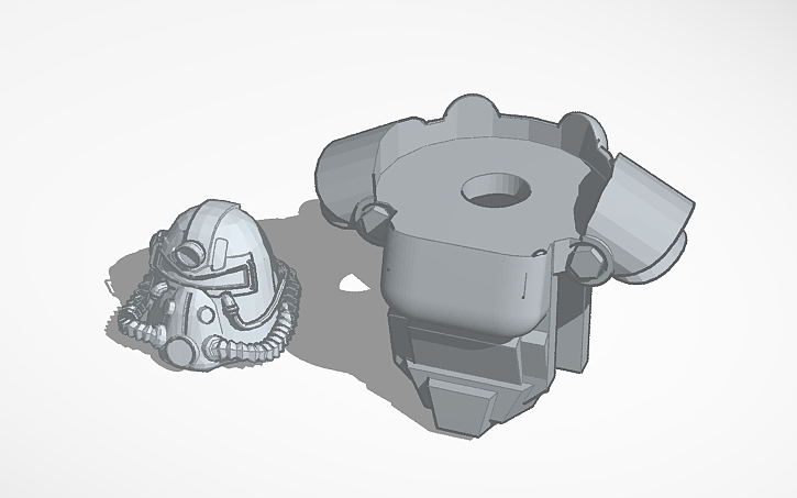 3d Design T 51 Lego Power Armor Tinkercad