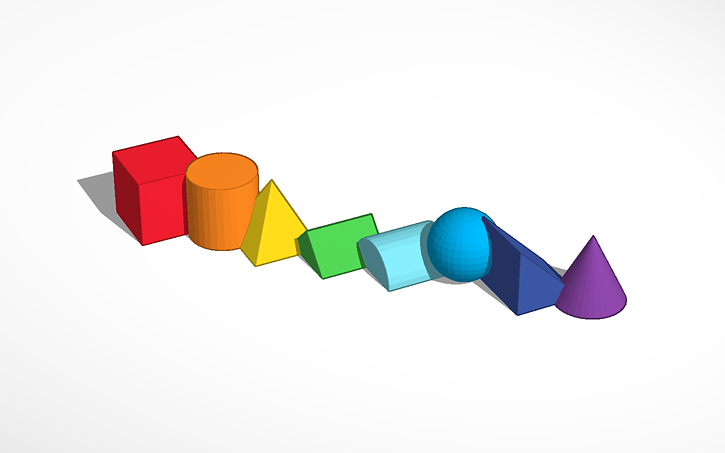 3D design First Eight Primitives - Tinkercad