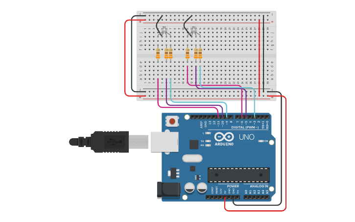 Circuit design M3A1 - Tinkercad