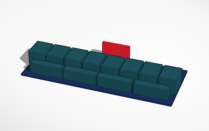 3D design Relay 8ch arduino - Tinkercad