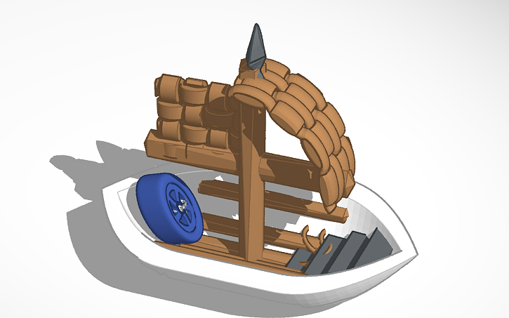 gemi projesi tarik in tinkercad