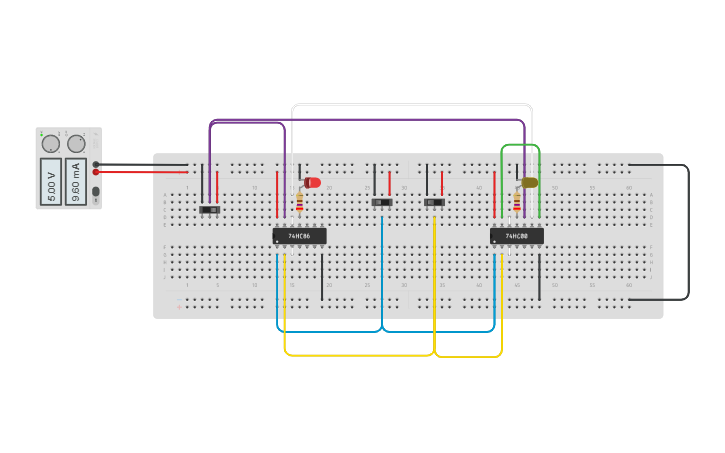 Circuit Design Full Adder Circuit Tinkercad