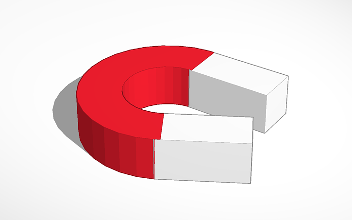 3D design Magnet - Tinkercad