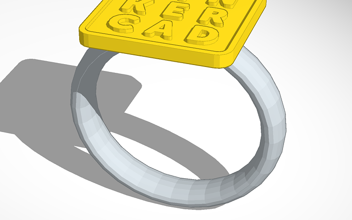 3D design Tinkercad Ring - Tinkercad