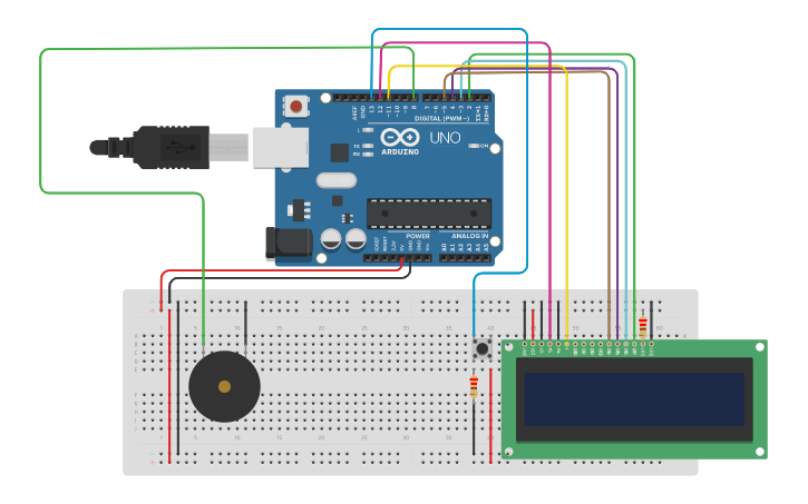 Circuit design TEC T rex - Tinkercad