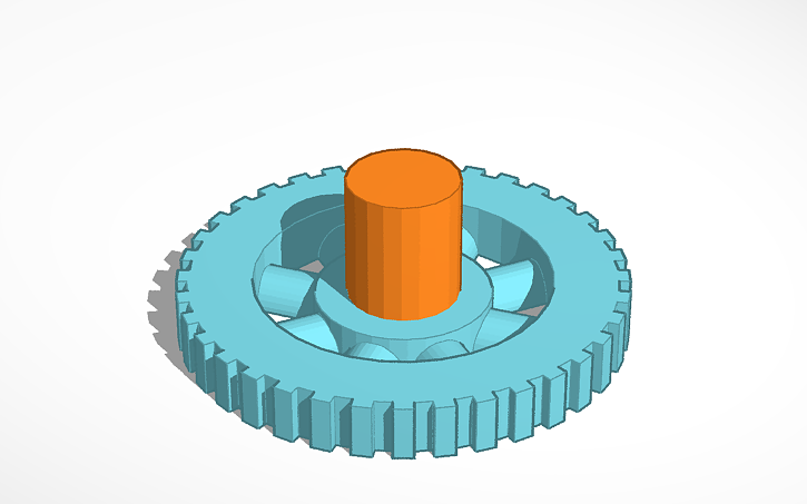 3D design Small Robot Wheel | Tinkercad