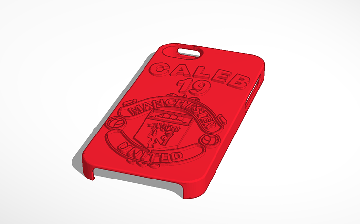 3D design Copy of Red Devil Manchester United KeyRing | Tinkercad